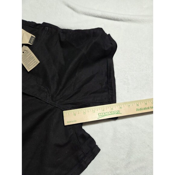 Levi's Women's Mid Length Shorts Size 30 Zip Fly Mid Rise Slim Fit Black NWT - Picture 13 of 13